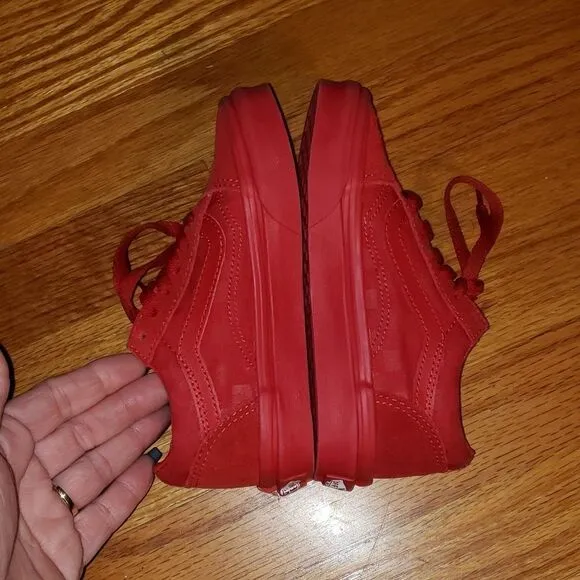 Vans red Checkerboard Sneakers
