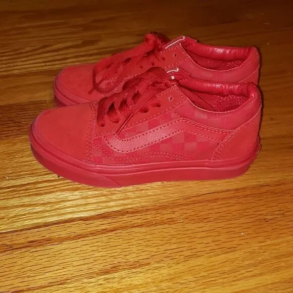 Vans red Checkerboard Sneakers