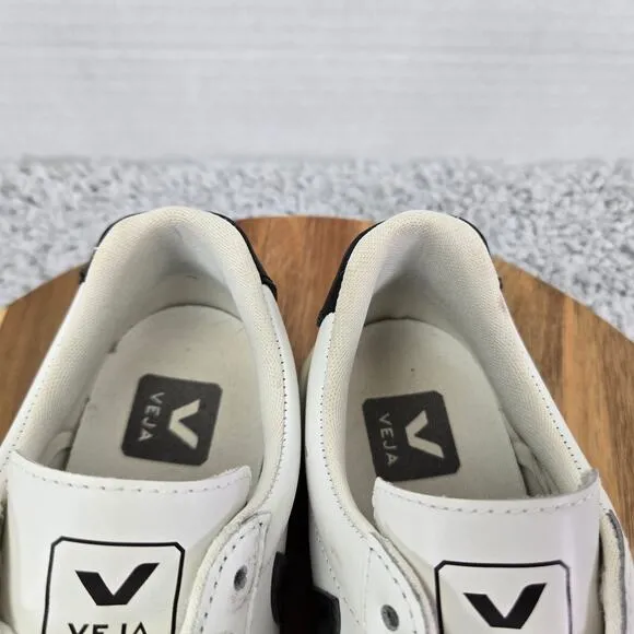Veja Esplar Low White Black Leather Lace Up Casual Daily Sneakers Womens 4