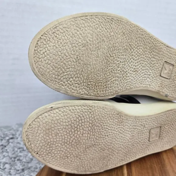 Veja Esplar Low White Black Leather Lace Up Casual Daily Sneakers Womens 4
