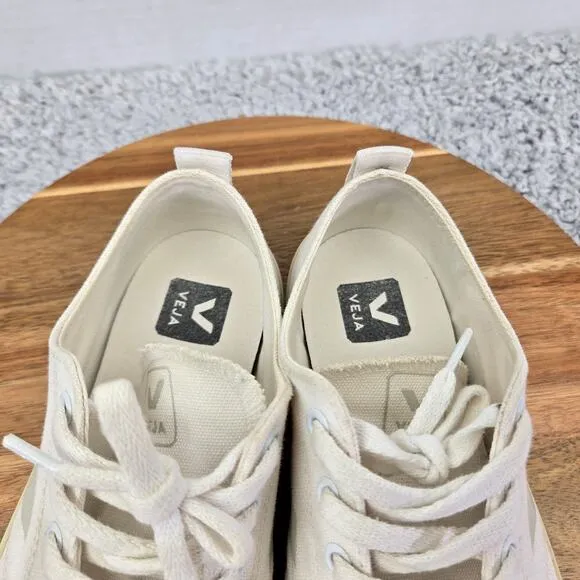 Veja Wata II Low White Canvas Lace Up Casual Daily Lifestyle Sneakers Womens 6