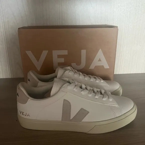 Veja White Sneakers Minimalist Design