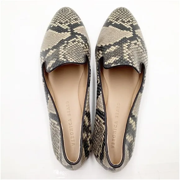 {Veronica Beard } Snakeskin Loafers