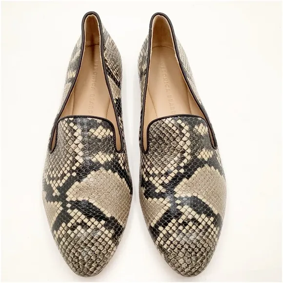 {Veronica Beard } Snakeskin Loafers