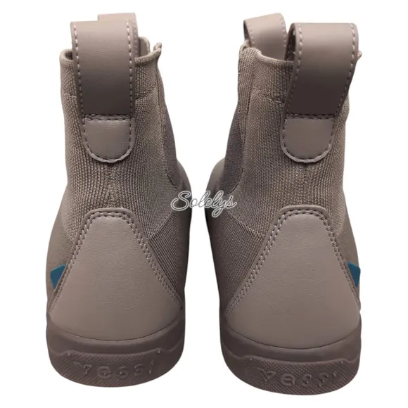 Vessi Weekend Chelsea Silt Brown Waterproof DymaTex Knit Lightweight Boot Men 10