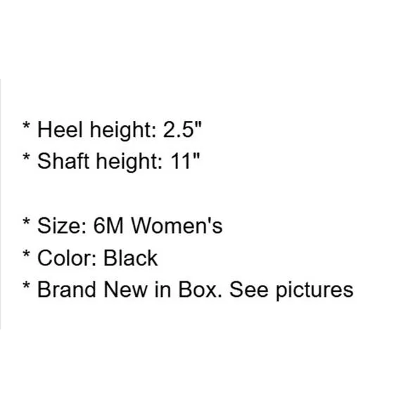 Via Spiga Boots Womens 6 M Black Leather Slouchy Mid Calf Naren New in Box