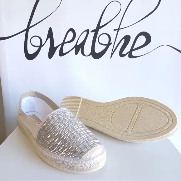 Vidorreta Rhinestone Flat Espadrilles