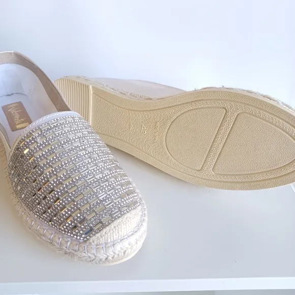 Vidorreta Rhinestone Flat Espadrilles