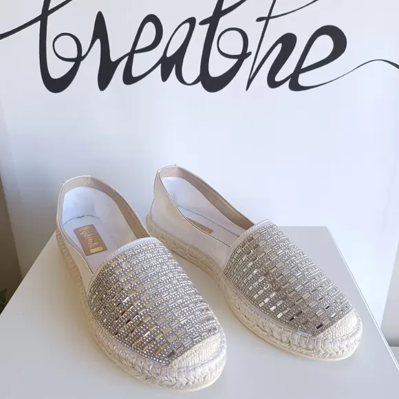 Vidorreta Rhinestone Flat Espadrilles
