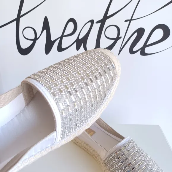 Vidorreta Rhinestone Flat Espadrilles