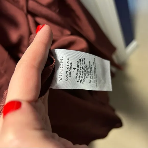 Vince Faux Wrap Skirt