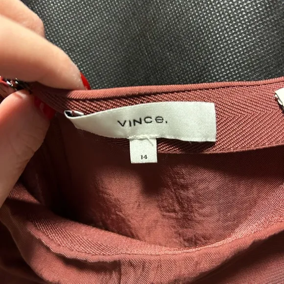 Vince Faux Wrap Skirt