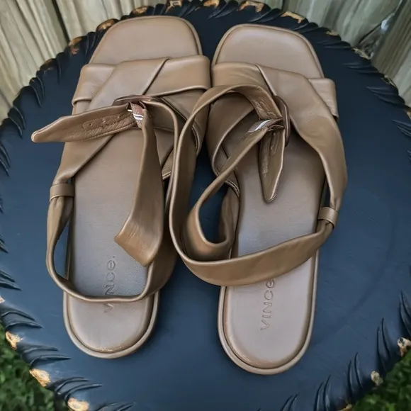 Vince “Reza” ankle wrap sandals, size 8