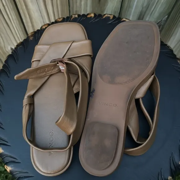 Vince “Reza” ankle wrap sandals, size 8