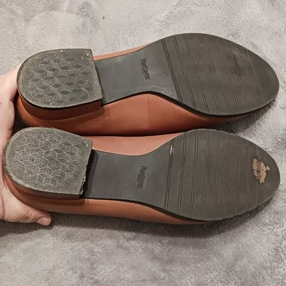 Vintage 90s Drew Shoe Women’s Arlene Tan Casual Leather Loafers 9WW