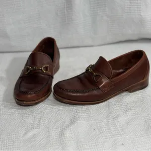 Vintage Etienne Aigner Leather Loafers Women’s Size 8 Authentic