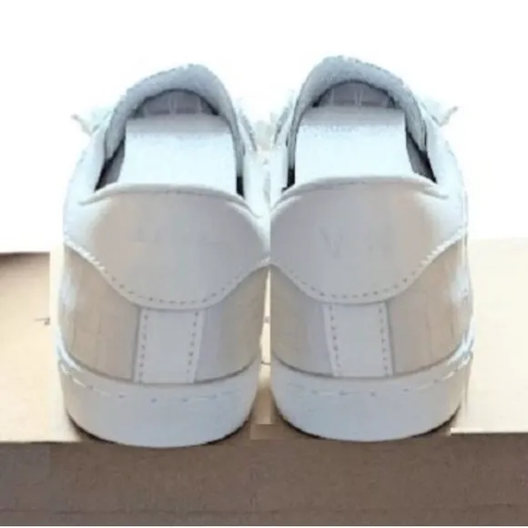 Vintage Havana Carla Croco Star Sneakers Off White Size 8 NWB