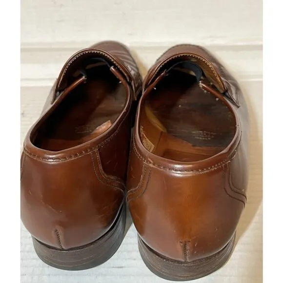 Vintage Lloyd &amp; Haig Burgundy Leather Loafers Men’s Size 9