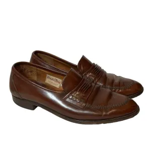Vintage Lloyd &amp; Haig Burgundy Leather Loafers Men’s Size 9