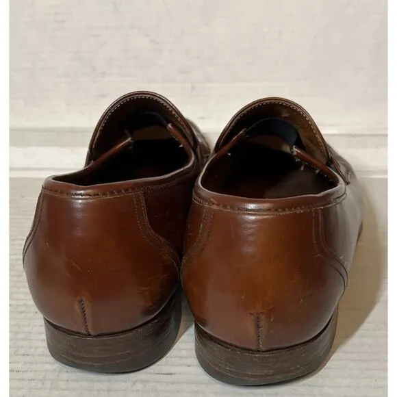 Vintage Lloyd &amp; Haig Burgundy Leather Loafers Men’s Size 9