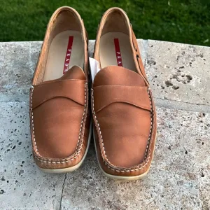 Vintage Prada Leather Loafers