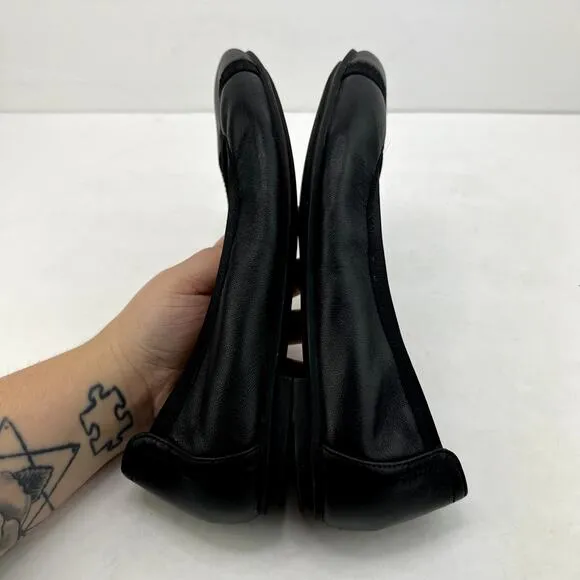 Vionic Caroll Leather Ballet Flats