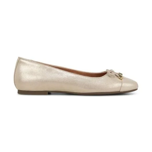 Vionic Klara Suede Ballet Flat in Gold Size 7