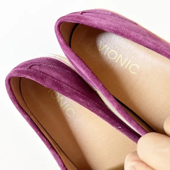 Vionic Slip-On Leather Loafers - Cambridge