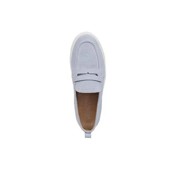 Vionic Uptown I6609L1-402 Sneakers Women's 7.5 Blue Leather Loafers Shoes ERK57