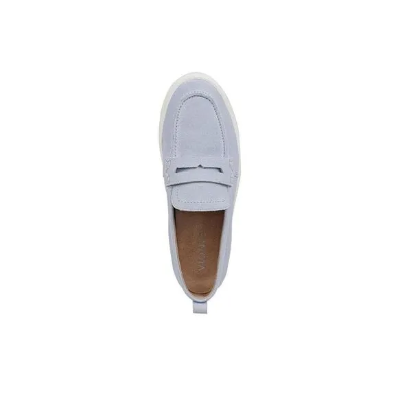 Vionic Uptown I6609L1-402 Sneakers Women's 7.5 Blue Leather Loafers Shoes ERK57