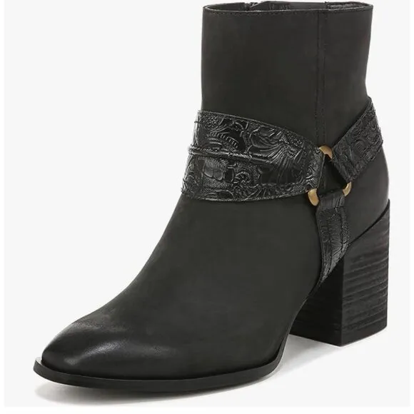 VIONIC vienna carnelia suede leather comfort boot in black size 9