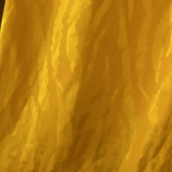 VNTG 100% SILK YELLOW ANIMAL PRINT MAXI SKRT SIDE BUTTON W/HOOK&amp;EYE CLOSURE BOHO