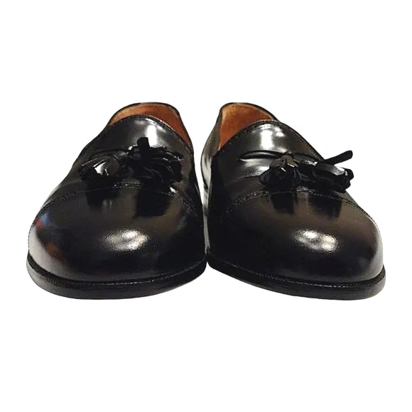 VTG Mezlan Tassel Loafers, Size 9.5 M, Black NWT 80s / 90s Dust Bags &amp; Box