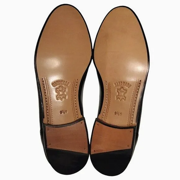 VTG Mezlan Tassel Loafers, Size 9.5 M, Black NWT 80s / 90s Dust Bags &amp; Box