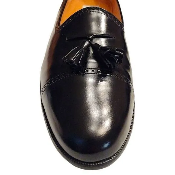 VTG Mezlan Tassel Loafers, Size 9.5 M, Black NWT 80s / 90s Dust Bags &amp; Box
