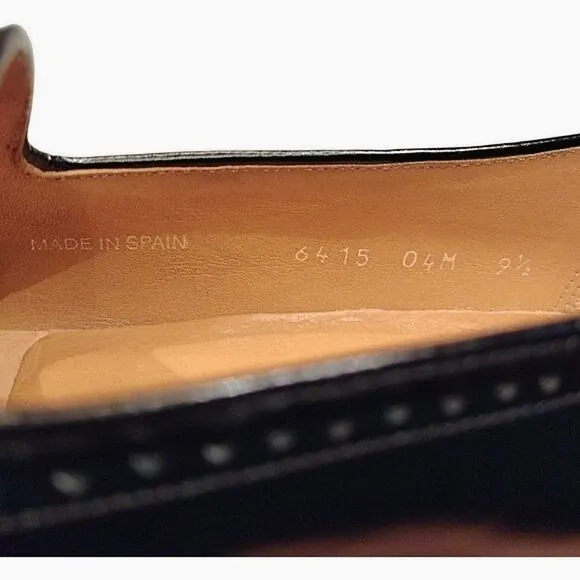 VTG Mezlan Tassel Loafers, Size 9.5 M, Black NWT 80s / 90s Dust Bags &amp; Box