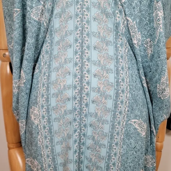 Walker &amp; Wade Santorini Kaftan Sea Mist Size XS