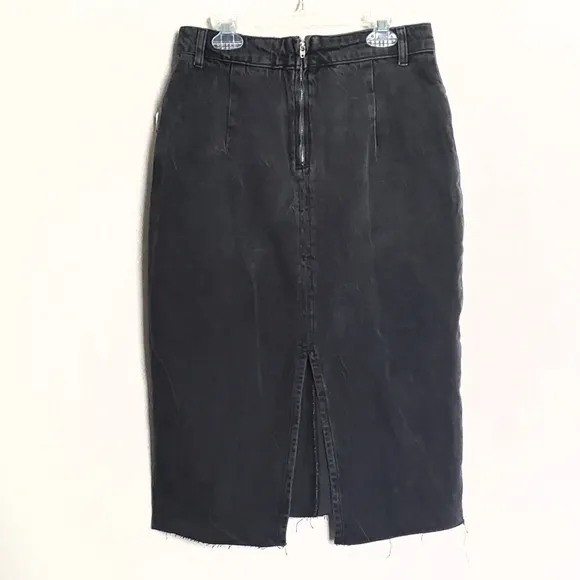 We The Free Elisa Distressed Denim Skirt