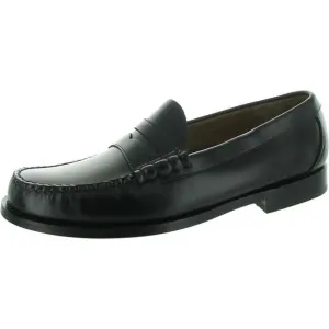 Weejuns G.H. Bass &amp; Co. Mens Larson Black Leather Loafers NWOB