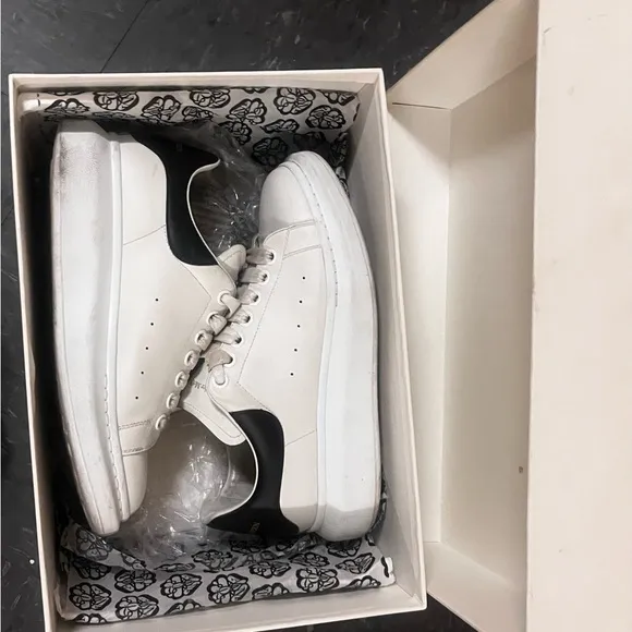 White and Black Men's Sneakers