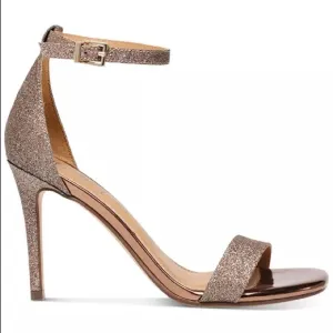WILD PAIR BETHIE TWO-PIECE DRESS SANDALS BRONZE
