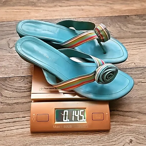 Willi Smith sandals wood block heel flower detail Brazil (i4)