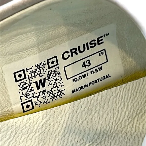 Wolf and Shepherd Cruise mules White Slip-On Sneakers size 43 equals 10 men’s