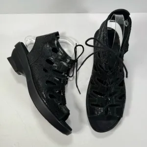 Wolky Black Crash Suede Seminyak Strappy Caged Gladiator Sandals Women’s Size 9