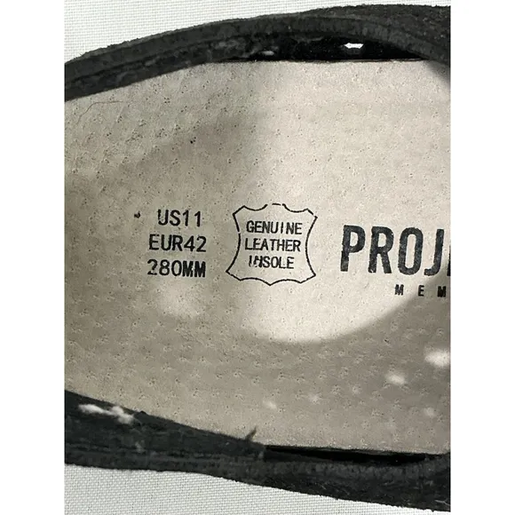Womans Project Cloud Memory Foam Size 11 Perforated Slip On Platform Sneakers