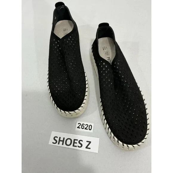 Womans Project Cloud Memory Foam Size 11 Perforated Slip On Platform Sneakers