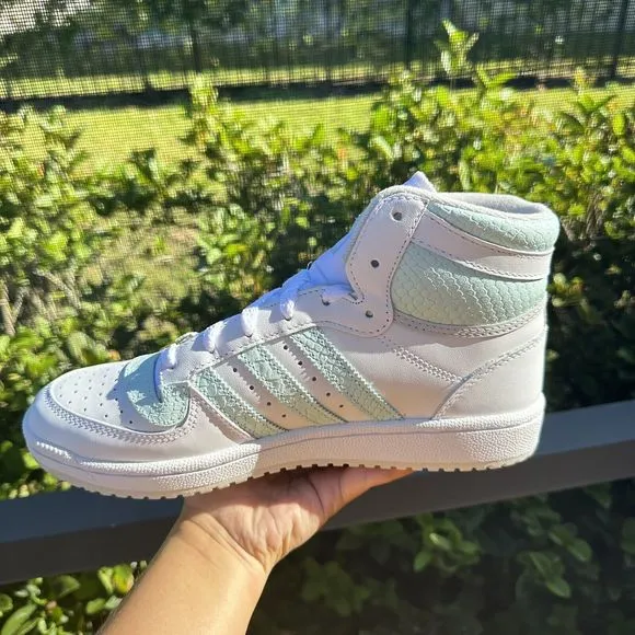 WOMEN'S Adidas Top Ten RB High White Almost Blue HP9545