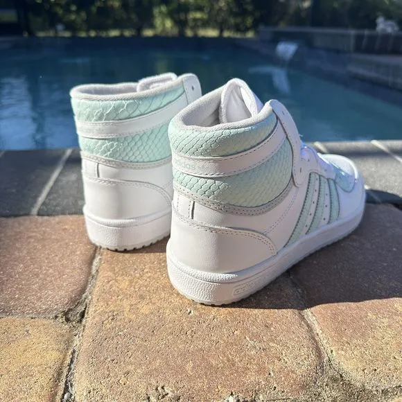 WOMEN'S Adidas Top Ten RB High White Almost Blue HP9545
