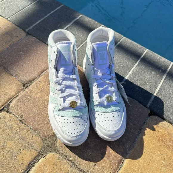 WOMEN'S Adidas Top Ten RB High White Almost Blue HP9545