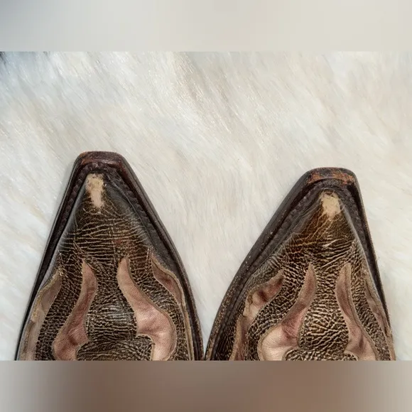 Women's Corral Tabaco Sharpey WesternBoots Sz7.5M  Cowboy Boots